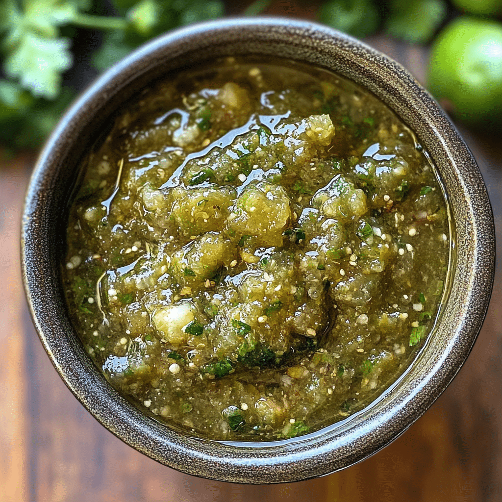 Smoked Tomatillo Salsa