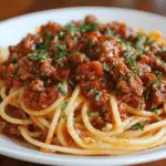 Spaghetti and Meat Sauce