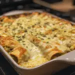 Smoked Green Chicken Enchiladas