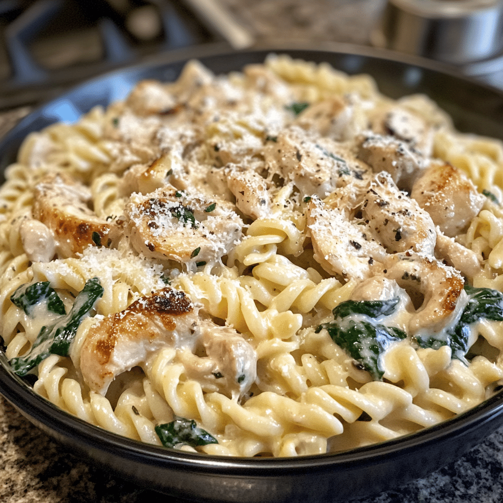 Traeger Creamy Chicken Pasta