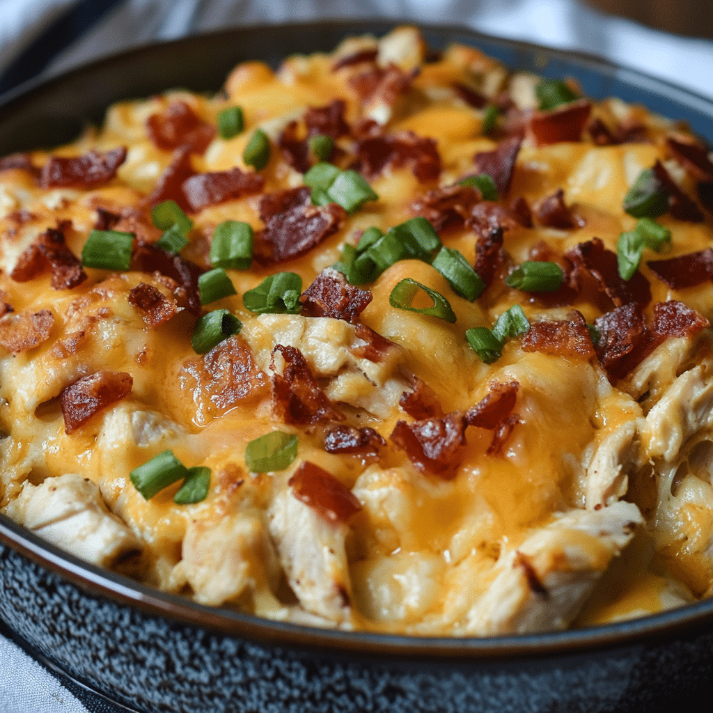 Traeger Cheesy Chicken Casserole