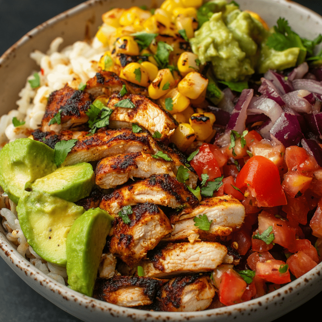 Smoked Chicken Breast Burrito Bowl