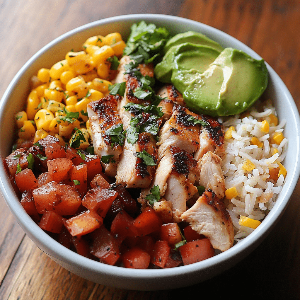 Smoked Chicken Breast Burrito Bowl