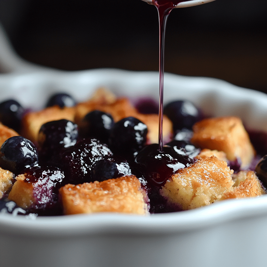 Blueberry & Cream Cheese French Toast Casserole