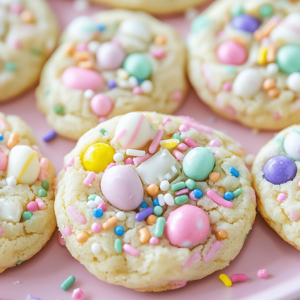 Funfetti Cake Cookies for Easter