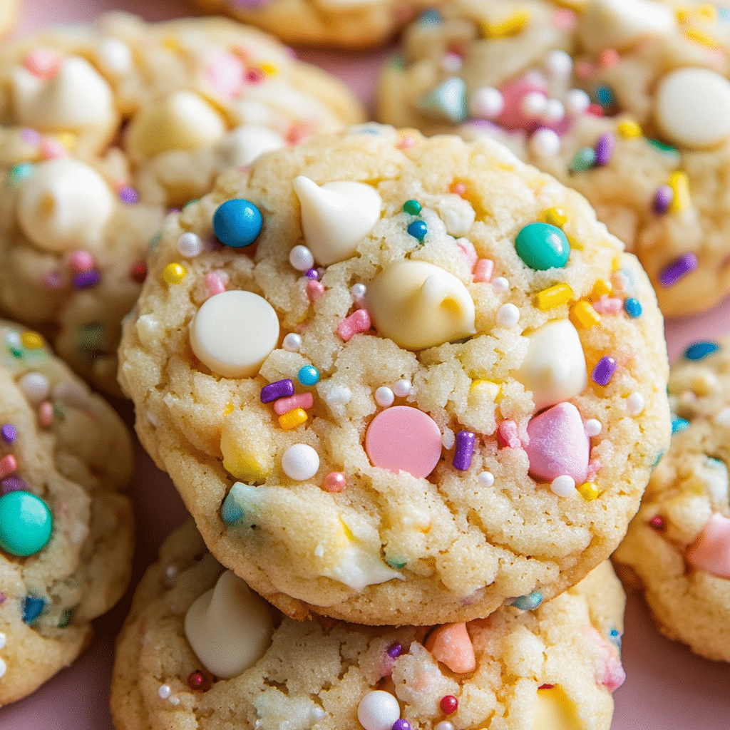 Funfetti Cake Cookies for Easter