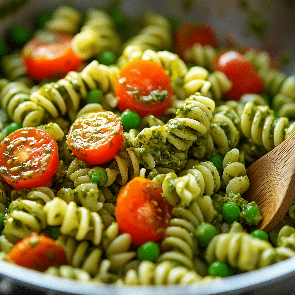 Pasta with Spinach Sauce