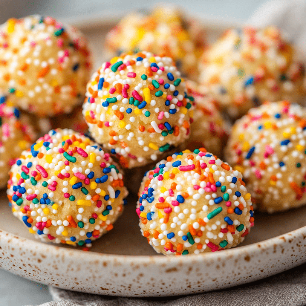 Healthy Cake Batter Balls