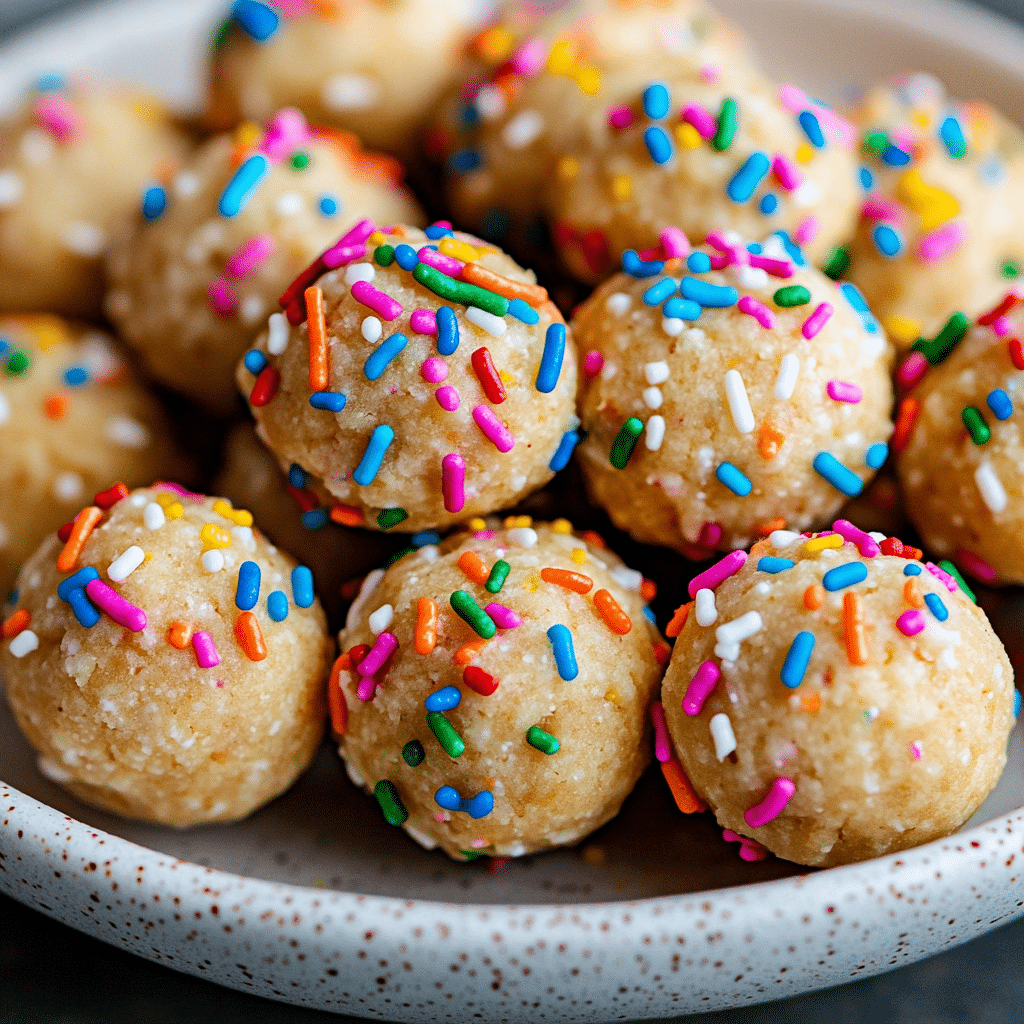 Healthy Cake Batter Balls