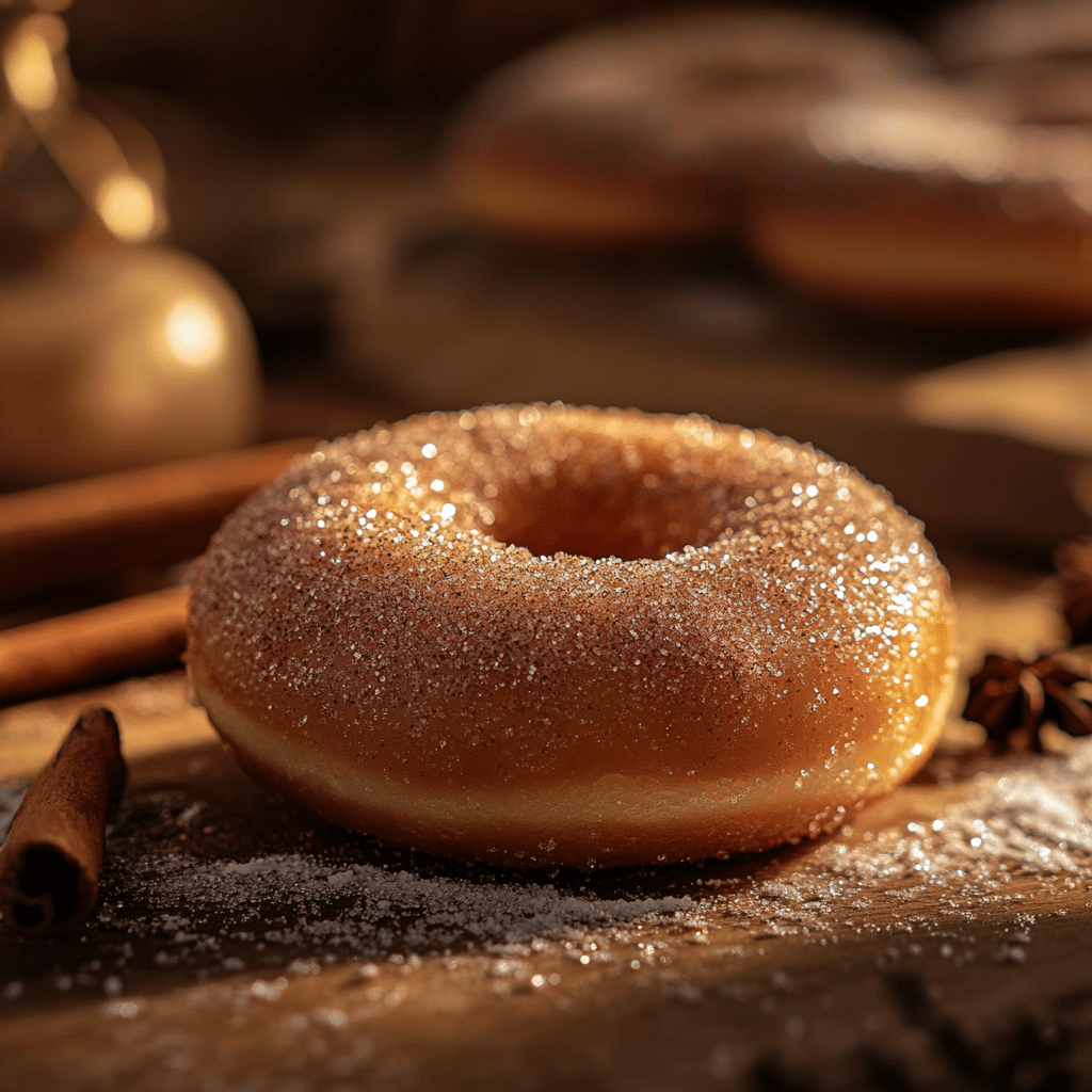 Cinnamon Sugar Biscuit Air Fryer Donuts