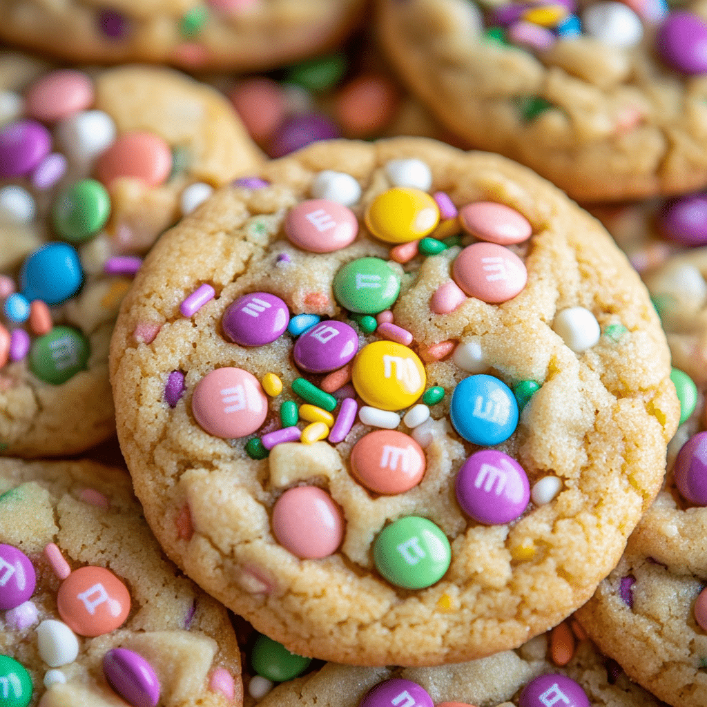 Easter M&M Cookies