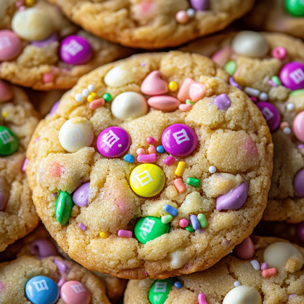 Easter M&M Cookies