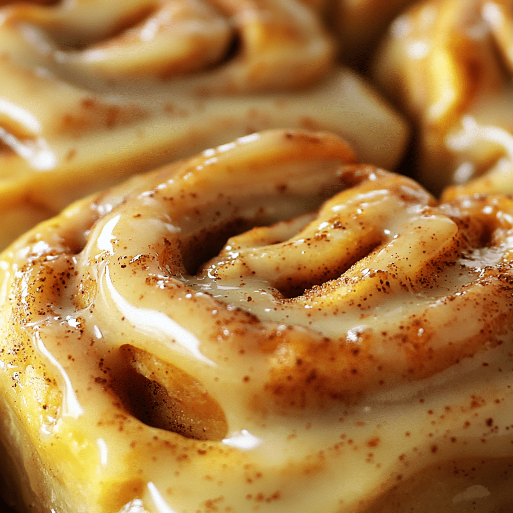 Pumpkin Spice Cinnamon Rolls