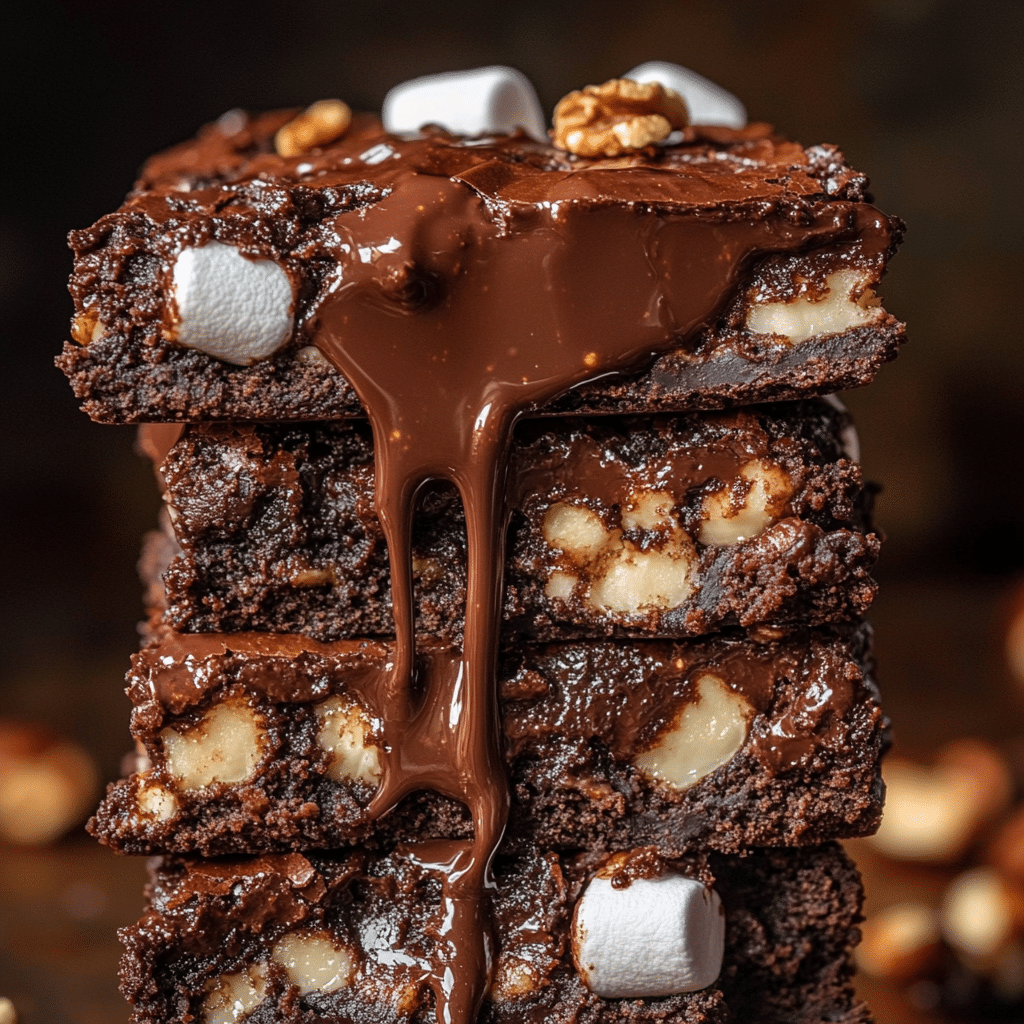 Rocky Road Chocolate Fudge Cookies