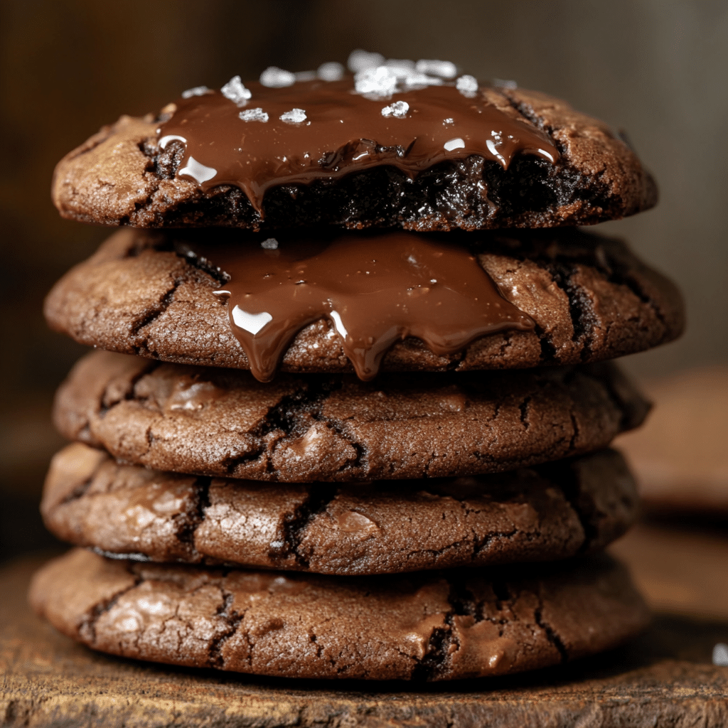 Dark Chocolate Brown Sugar Cookies