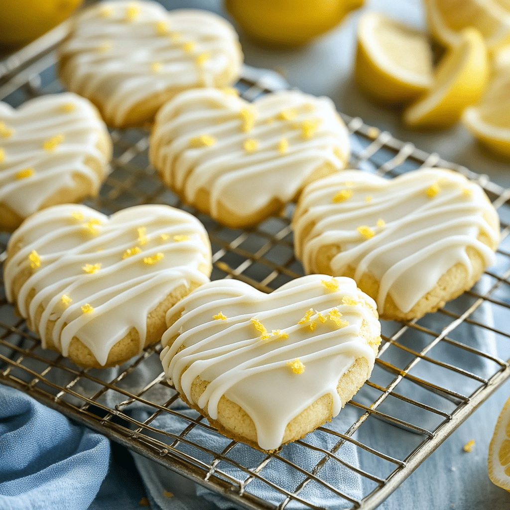 Lemon Shortbread Cookies