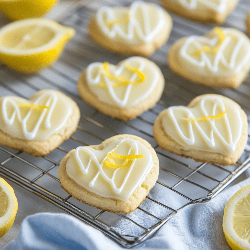 Lemon Shortbread Cookies