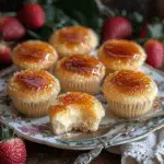 Caramel Cupcakes with Vanilla Cream Center