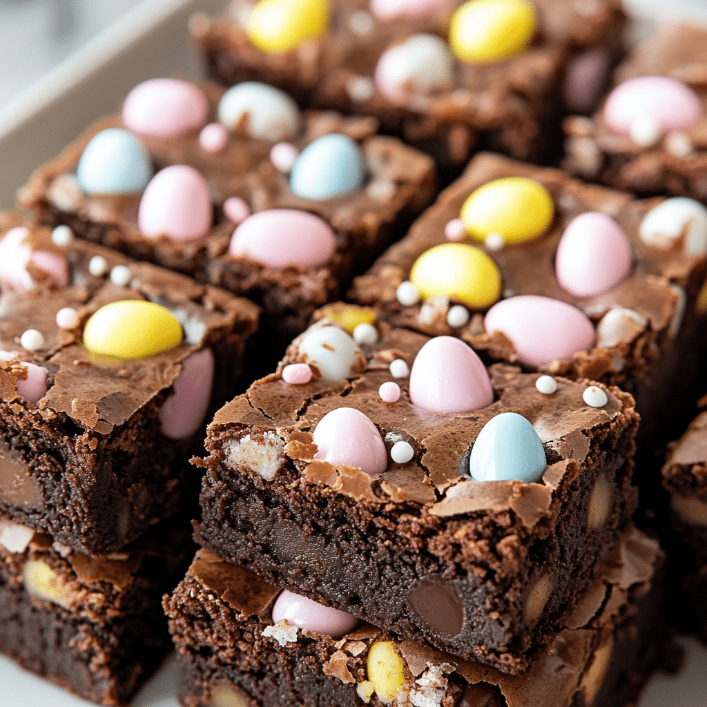 Mini Egg Brownies!