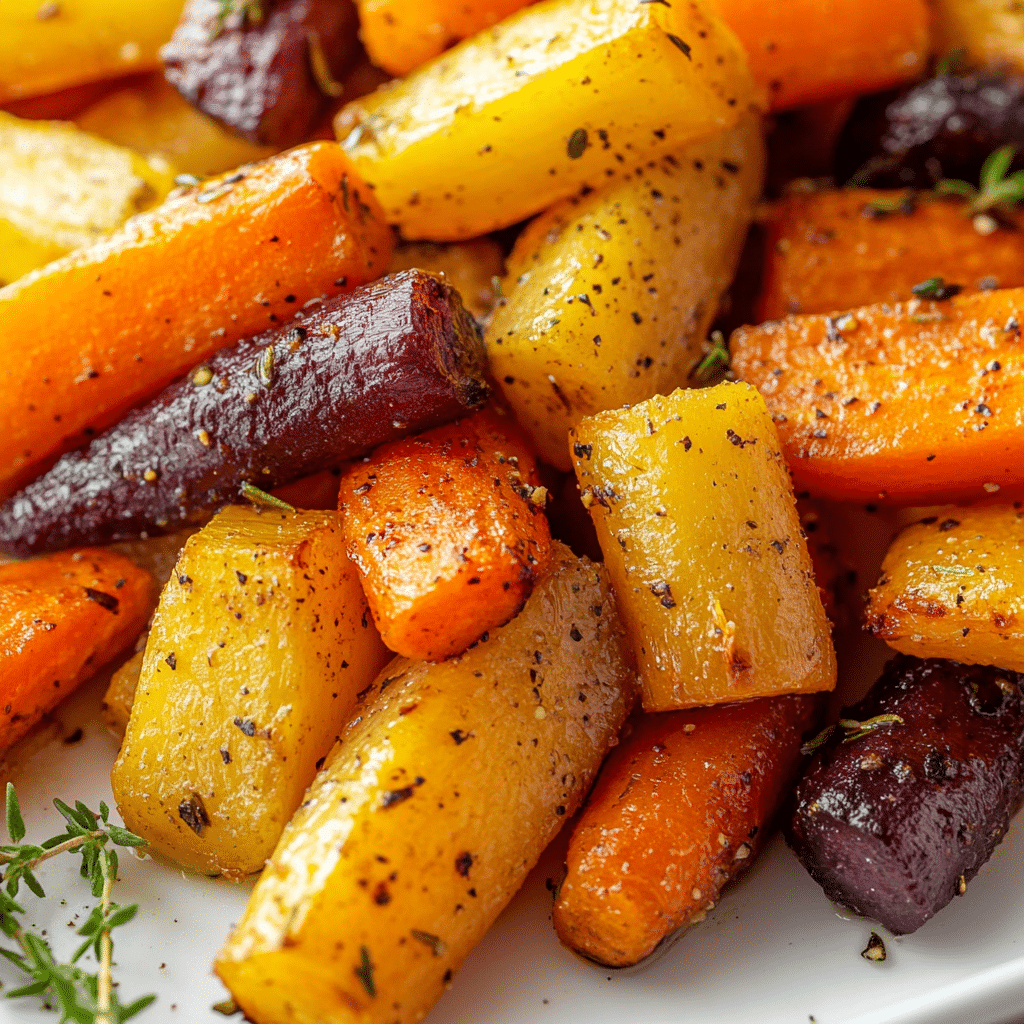 Honey Roasted Colorful Carrots