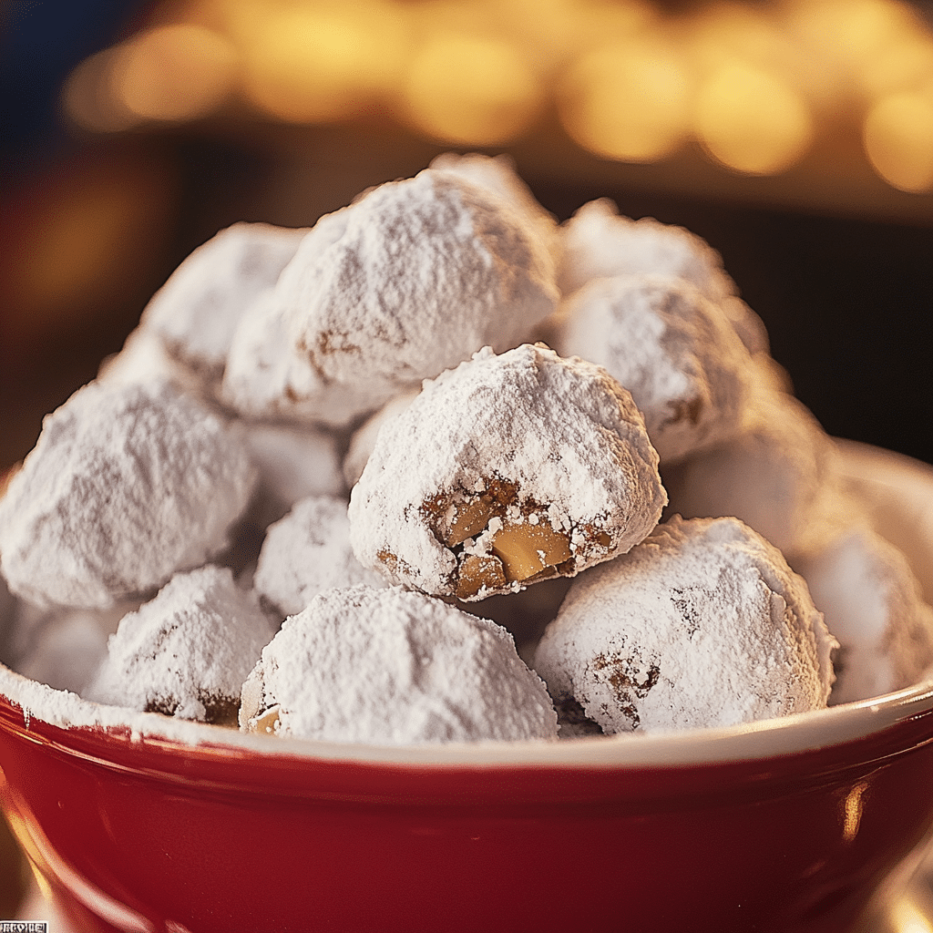 Gingerbread Snowballs