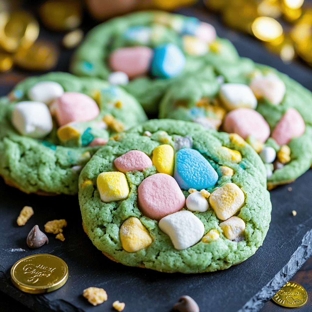 Lucky Charms Chocolate Cookies