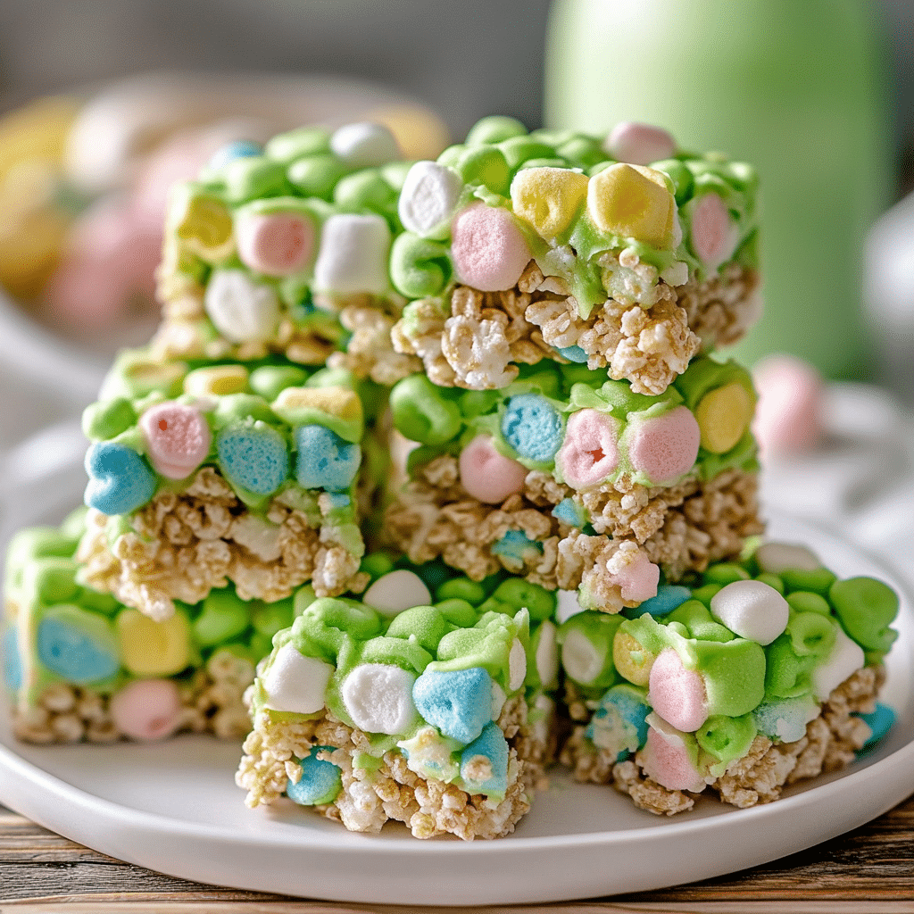 Lucky Charms Rice Krispie Treats