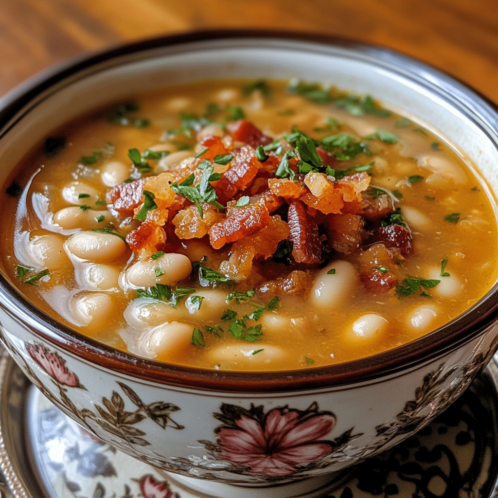 Bean with Bacon Soup