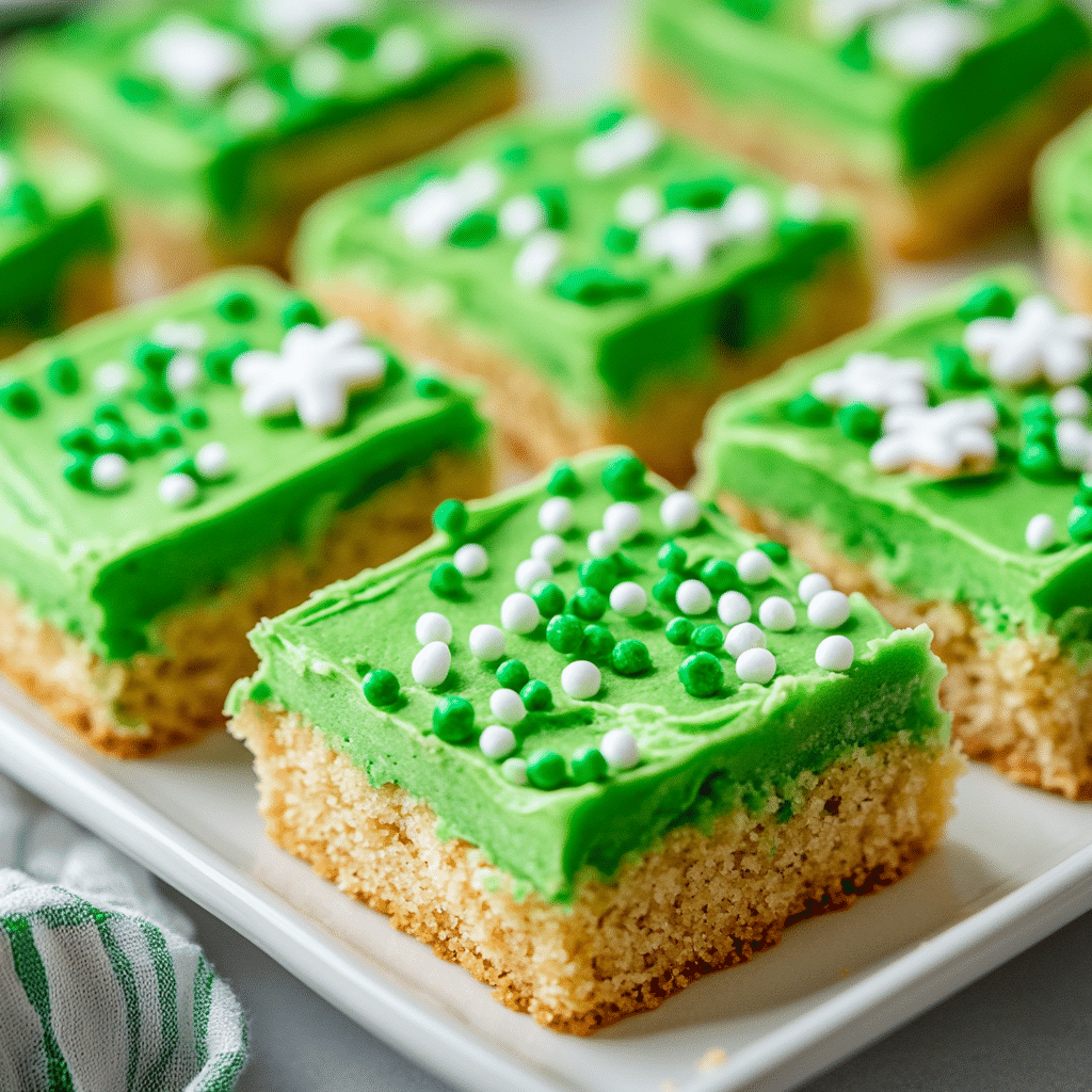 St. Patrick’s Day Sugar Cookie Bars