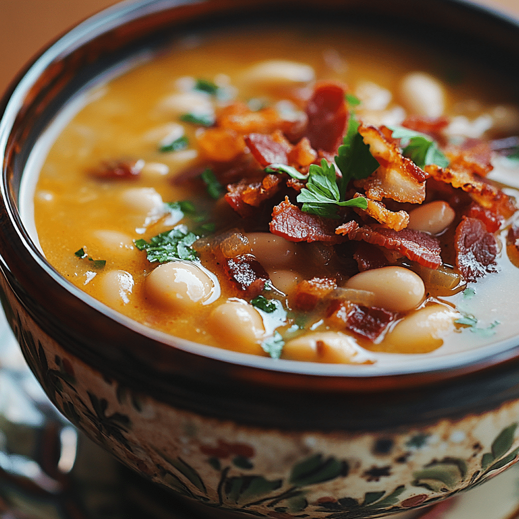 Bean with Bacon Soup