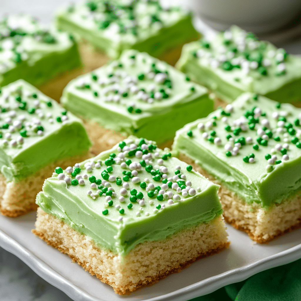 St. Patrick’s Day Sugar Cookie Bars