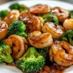 Honey Garlic Shrimp, Sausage, and Broccoli
