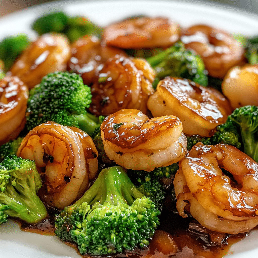 Honey Garlic Shrimp, Sausage, and Broccoli
