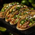 Healthy Crockpot Chicken Tacos