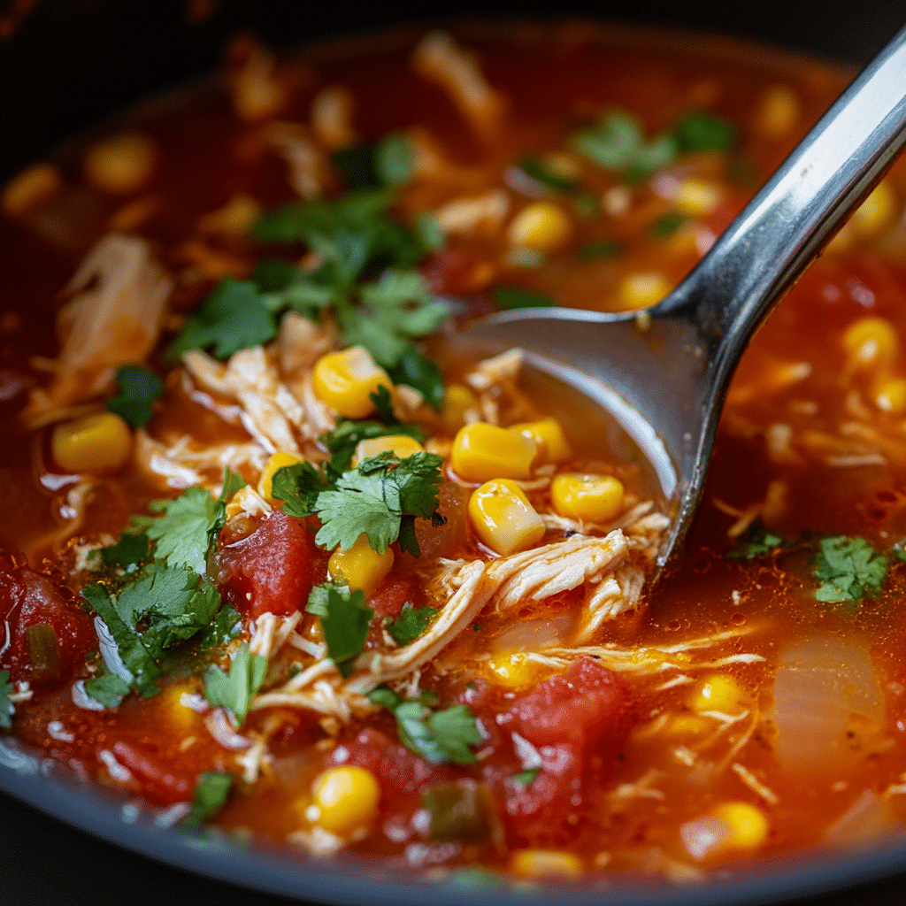 Chicken Salsa Soup