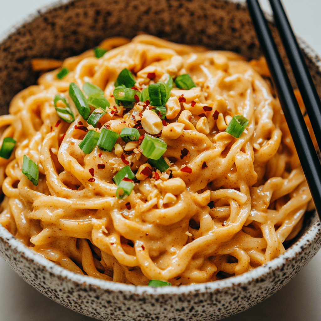 Spicy Peanut Butter Noodles