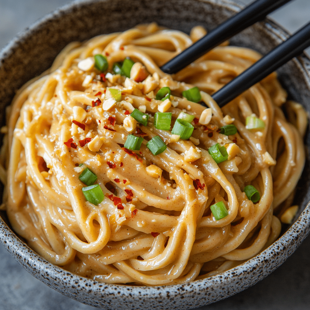 Spicy Peanut Butter Noodles