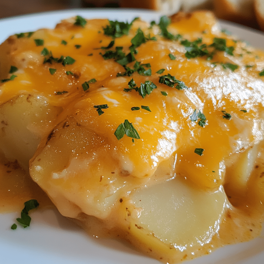 Crockpot Cheesy Potatoes