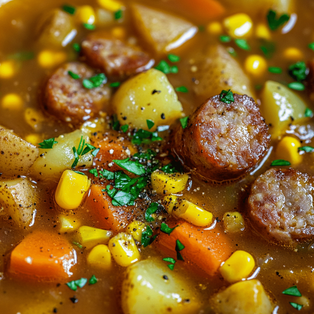 Sausage and Vegetable Soup