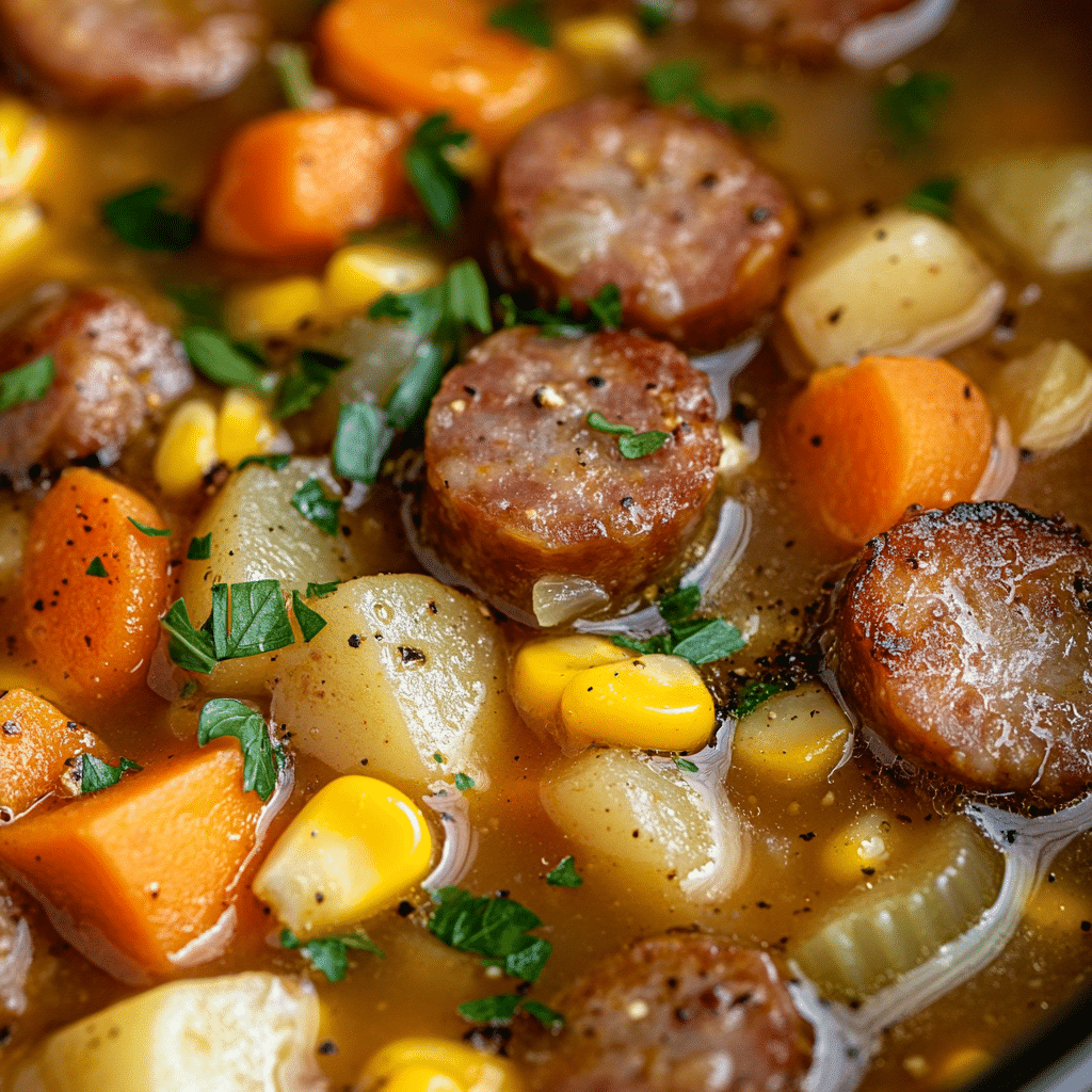 Sausage and Vegetable Soup