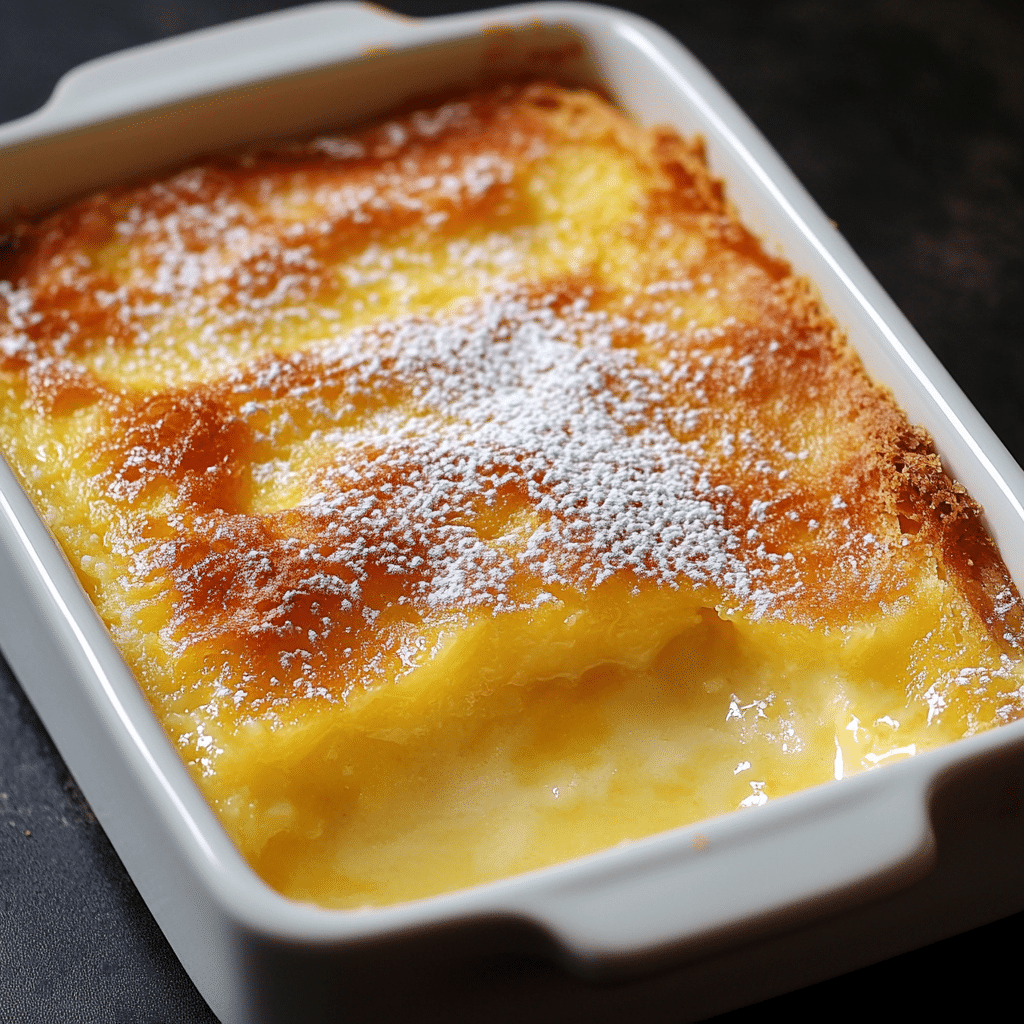 Magic Lemon Cobbler