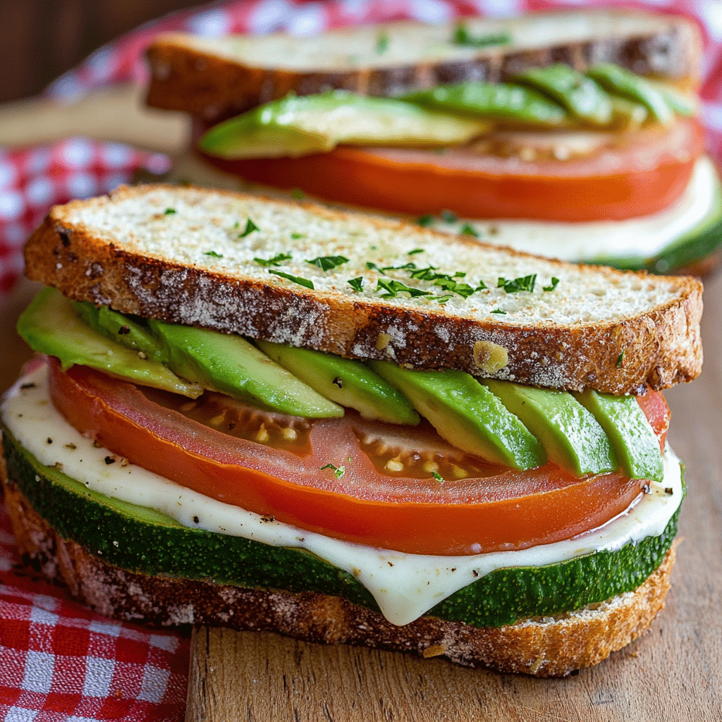 Tomato Avocado Sandwich