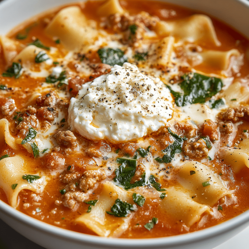 Instant Pot Lasagna Soup