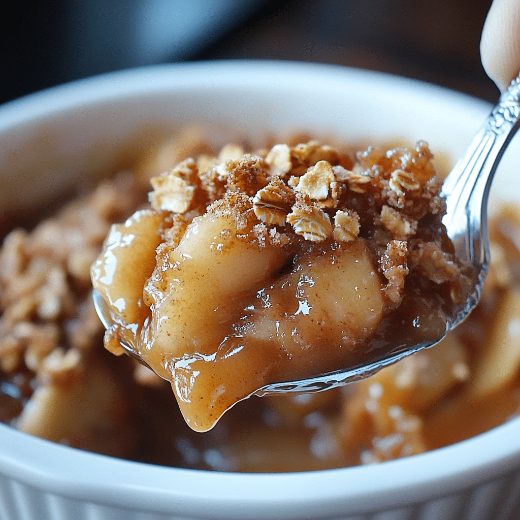 Slow Cooker Apple Crisp