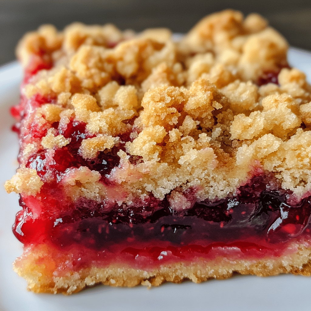 Fabulous Five Ingredient Raspberry Bars
