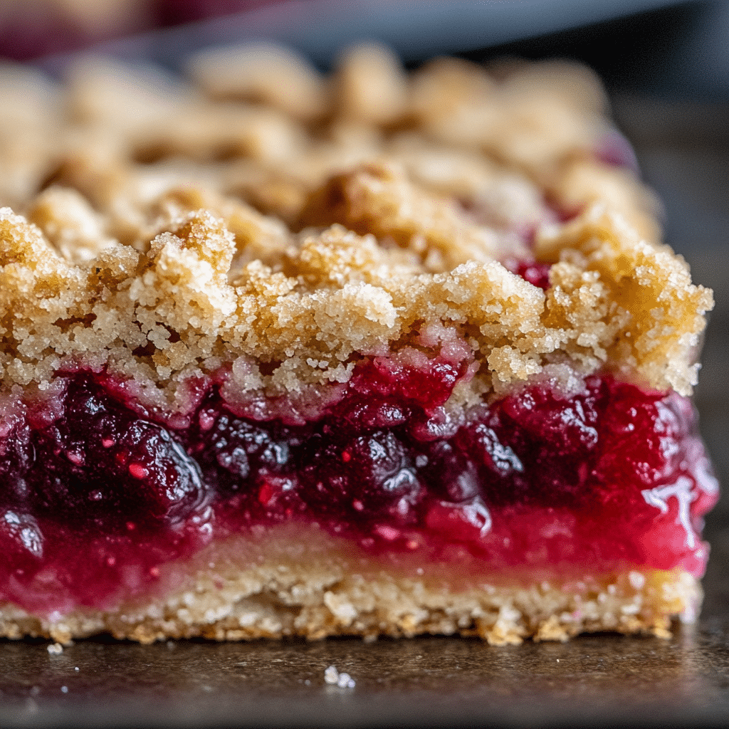 Fabulous Five Ingredient Raspberry Bars