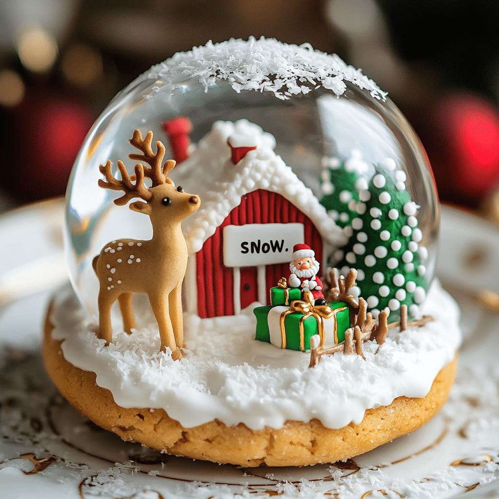 Snow Globe Cookies