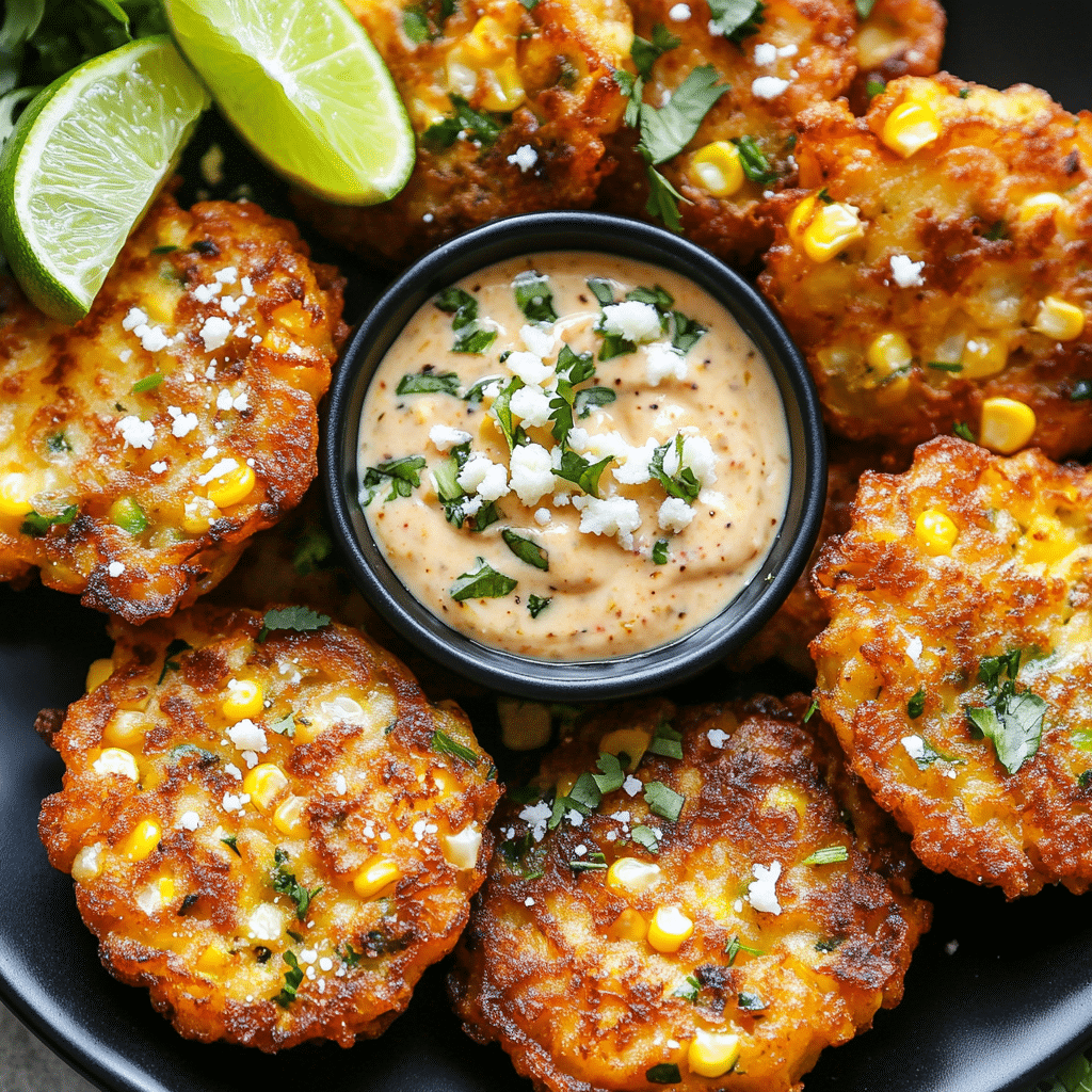 Mexican Street Corn Fritters