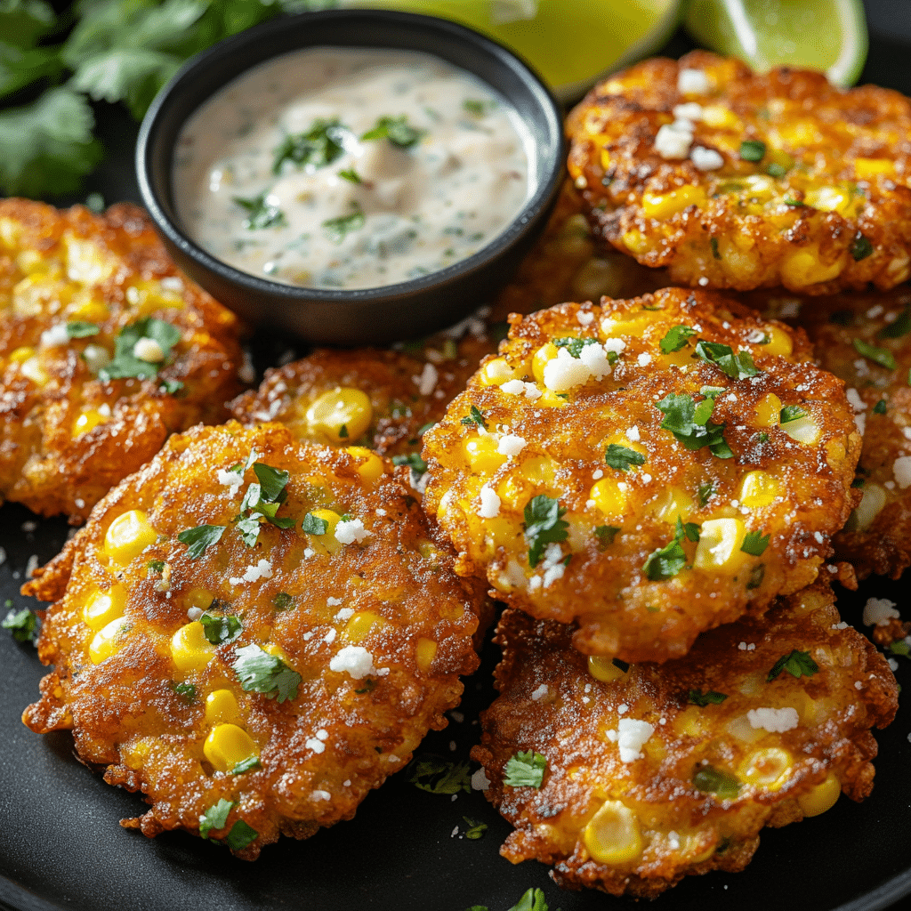 Mexican Street Corn Fritters