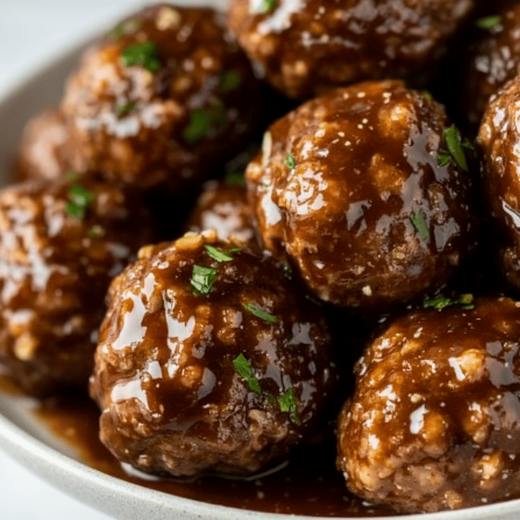 Slow Cooker Honey Garlic Meatballs